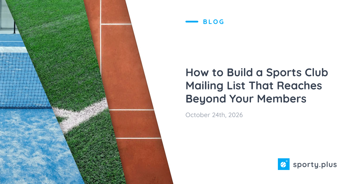 How to Build a Sports Club Mailing List That Reaches Beyond Your Members